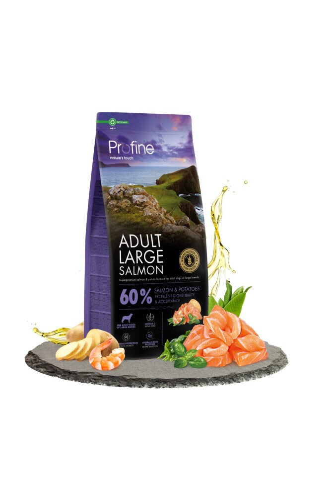 Profine Glutensiz Somonlu Büyük Irk Yetişkin Köpek Maması 12 KG | SRC: Barcode: 8595602569519